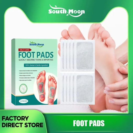 100% Merbal & Gentle Ingredient Detox Foot Pads mt(1 BOX = 20 PATCHES-BUY 1 GET 3 FREE)