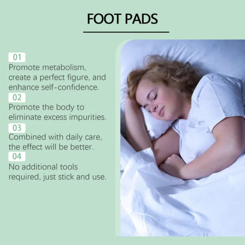 100% Merbal & Gentle Ingredient Detox Foot Pads mt(1 BOX = 20 PATCHES-BUY 1 GET 3 FREE)