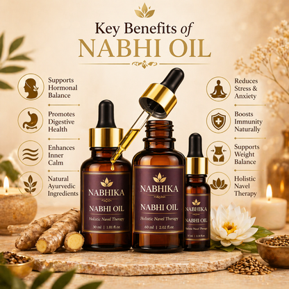 🌿💧 NABHIKA AYURVEDA NABHI OIL 💧🌿 ( BUY 1 GET 1 FREE )